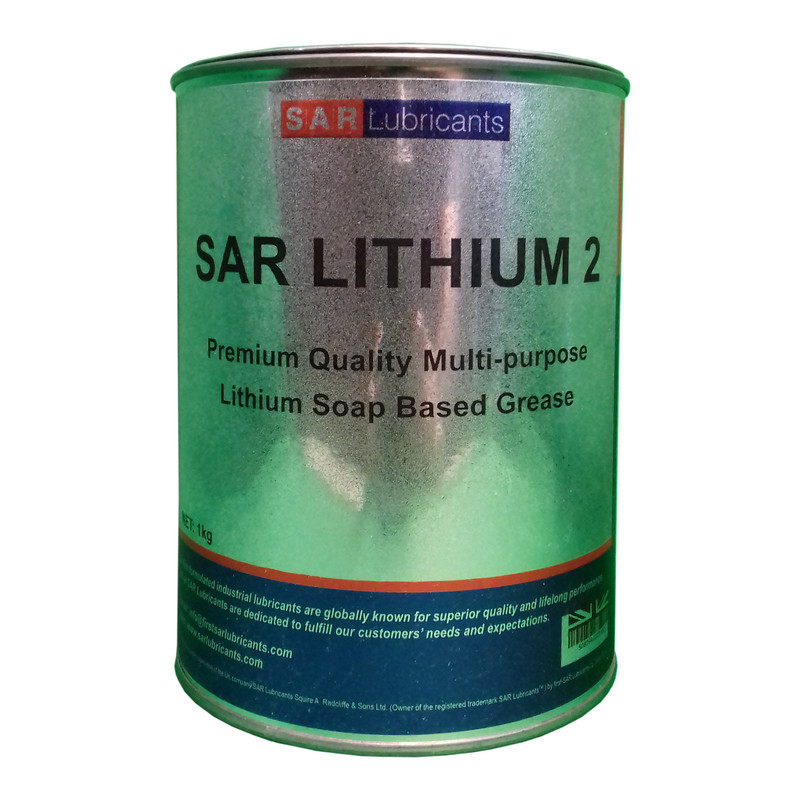 گریس لیتیوم سار لوبریکنتس مدل SAR LITIHUM 2 وزن 1000 گرم