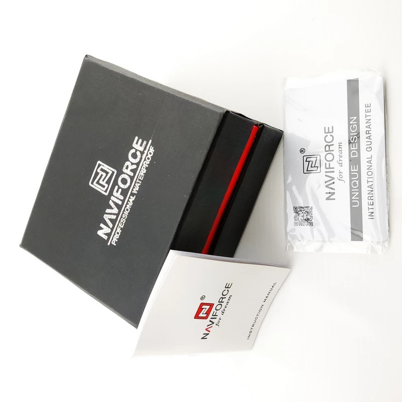 ساعت مچی عقربه‌ای زنانه نیوی فورس مدل naviforce 7107