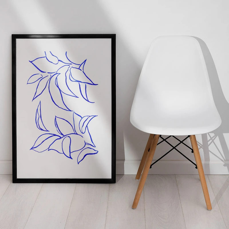 تابلو صبا طرح مدل لاین آرت مینیمال کد 0210W