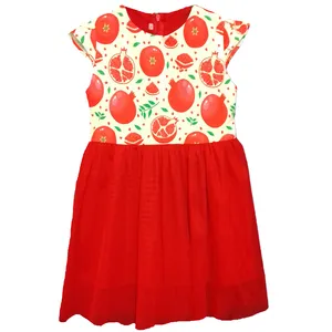 پیراهن دخترانه طرح انار