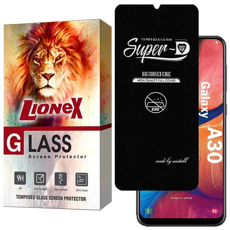 محافظ صفحه نمایش لایونکس مدل SUPERDNL مناسب برای گوشی موبایل سامسونگ Galaxy A30