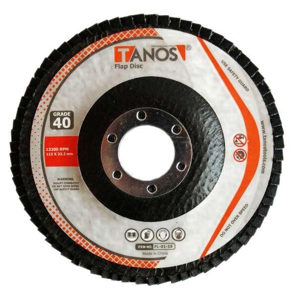 سنباده فلاپ دیسک تانوس مدل P80 سنباده فلاپ دیسک تانوس مدل P80