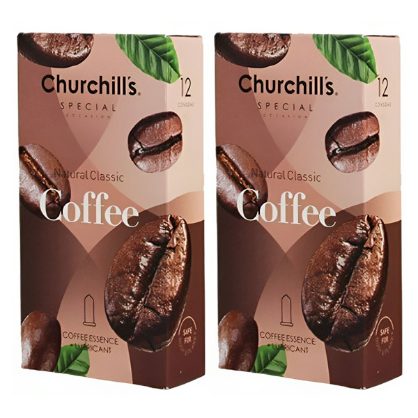 کاندوم چرچیلز مدل coffee مجموعه 2 عددی کاندوم چرچیلز مدل coffee مجموعه 2 عددی