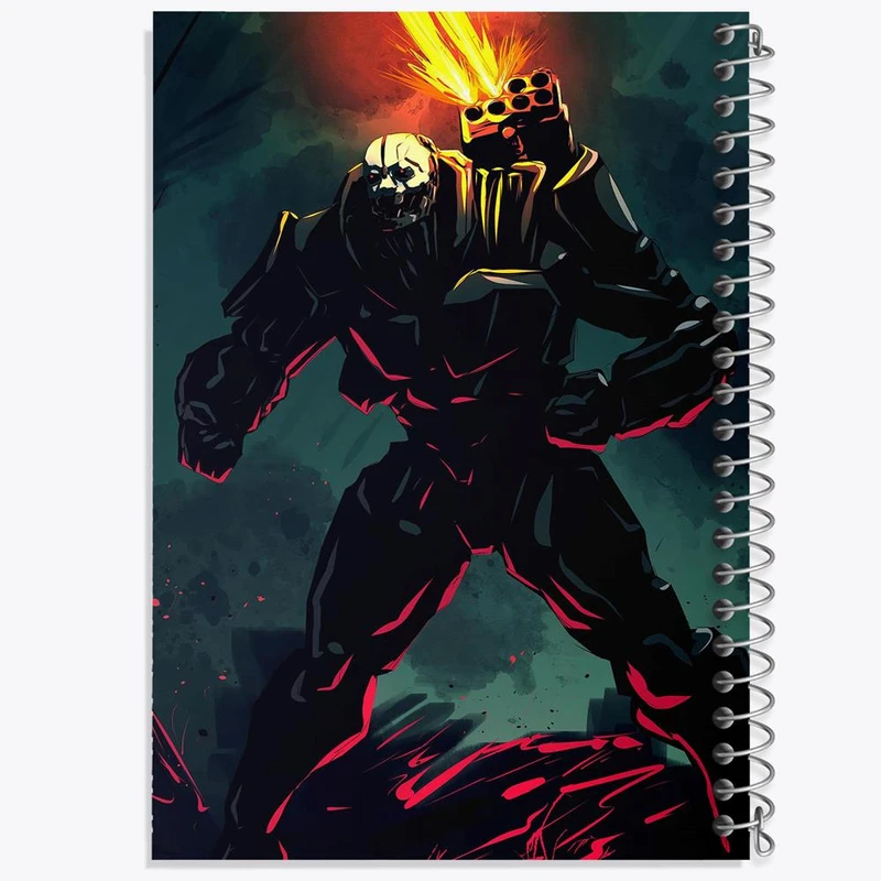 دفتر مشق 50 برگ خندالو مدل ادام اسمشر سایبر پانک کد 30567