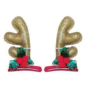 گیره مو دخترانه مدل گوزن  بسته 2 عددی