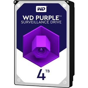 هارد دیسک اینترنال وسترن دیجیتال با رابط SATA مدل WD 4TB Purple 128MB SATA 6gb/s ظرفیت 4 ترابایت