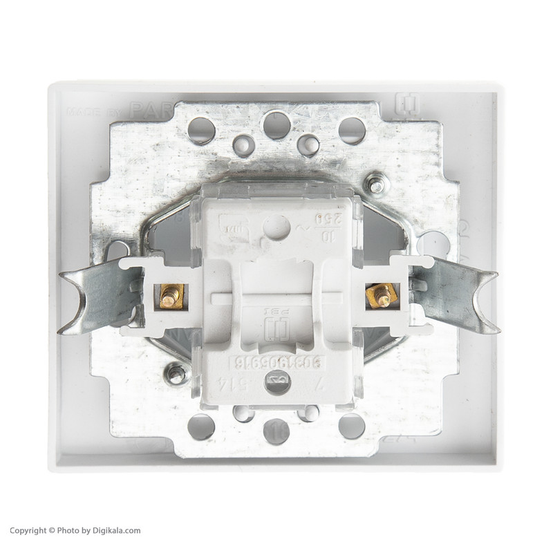 کلید تک پل پارت برق ایرانیان مدل کلاسیک بسته 10 عددی