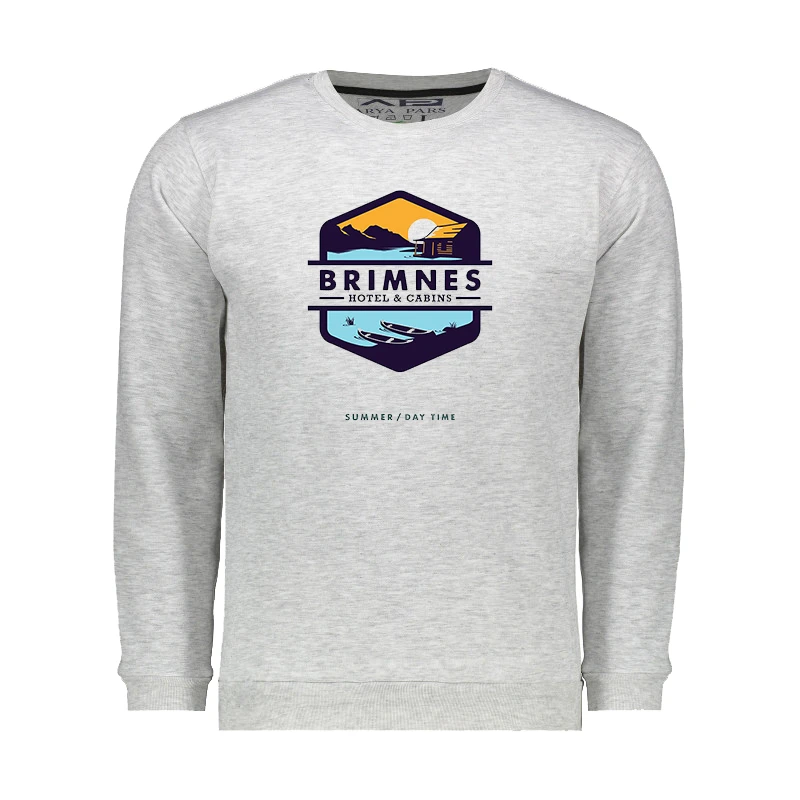 سویشرت مردانه  آریا پارس مدل یقه گرد  داخل کرکی کد 7