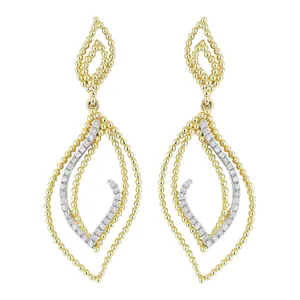 گوشواره طلا 18 عیار زرلوکس کد on-85