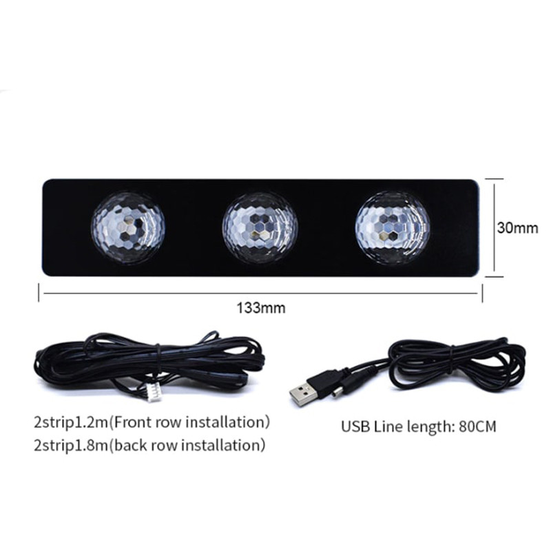 کیت نورپردازی داخل خودرو مدل A12