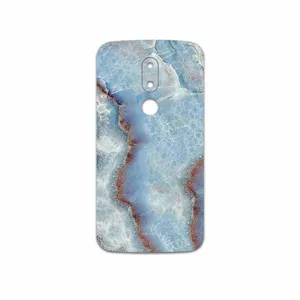 MAHOOT Blue Ocean Marble Cover Sticker for Motorola Moto M