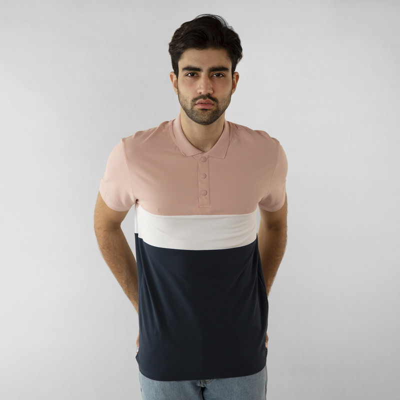 پولوشرت مردانه ال سی وایکیکی مدل 0SL860Z8-HNG-DARKNAVY