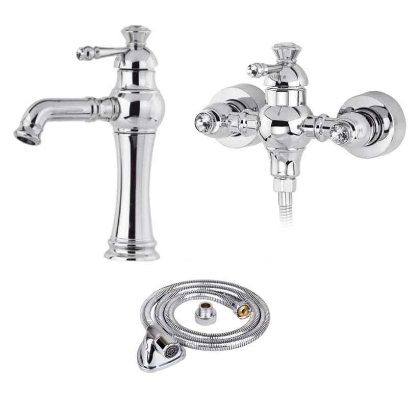 ست شیرآلات کسری مدل شهیاد مجموعه 3 عددی 