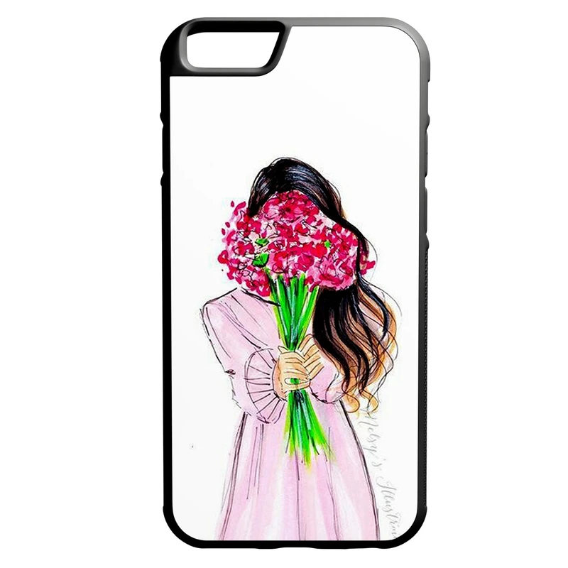 کاور گالری وبفر طرح دختر مناسب برای گوشی موبایل اپل iphone se 2022