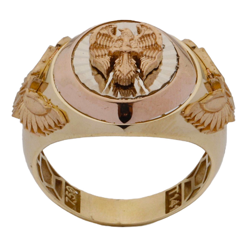 انگشتر طلا 18 عیار مردانه طلای مستجابی مدل 28103 انگشتر طلا 18 عیار مردانه طلای مستجابی مدل 28103