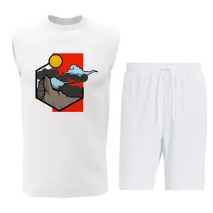 ست تاپ و شلوارک مردانه مدل Q136W