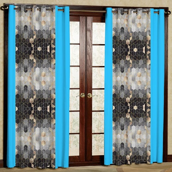 پرده مدل مخمل پانچی کد 7653 سایز 280x140 سانتی متر