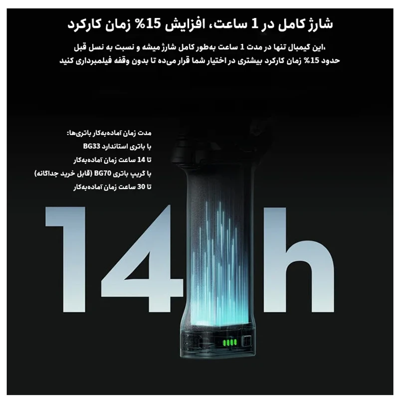 عکس شماره 4 : گیمبال دی جی آی مدل rs5 combo فاقد هد
