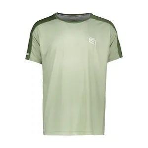 تی شرت آستین کوتاه ورزشی مردانه گلایدر مدل کول پلاس رنگ سبز