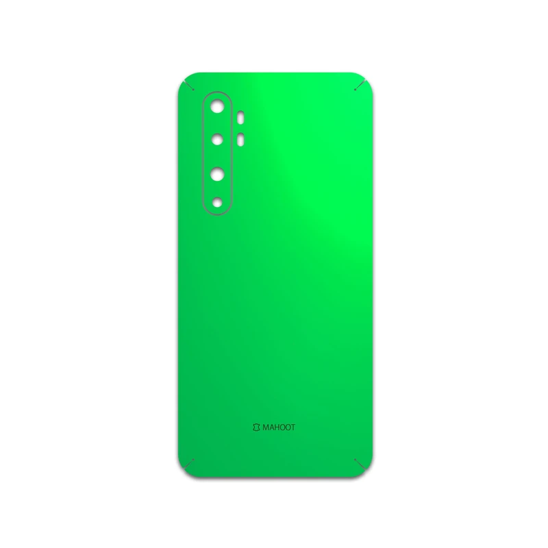 برچسب پوششی ماهوت مدل Matte-Green مناسب برای گوشی موبایل شیائومی Mi Note 10 Lite