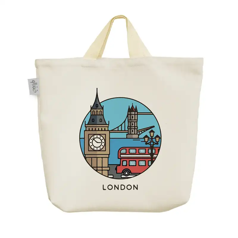 ساک خرید خندالو مدل شهر لندن کد 5298