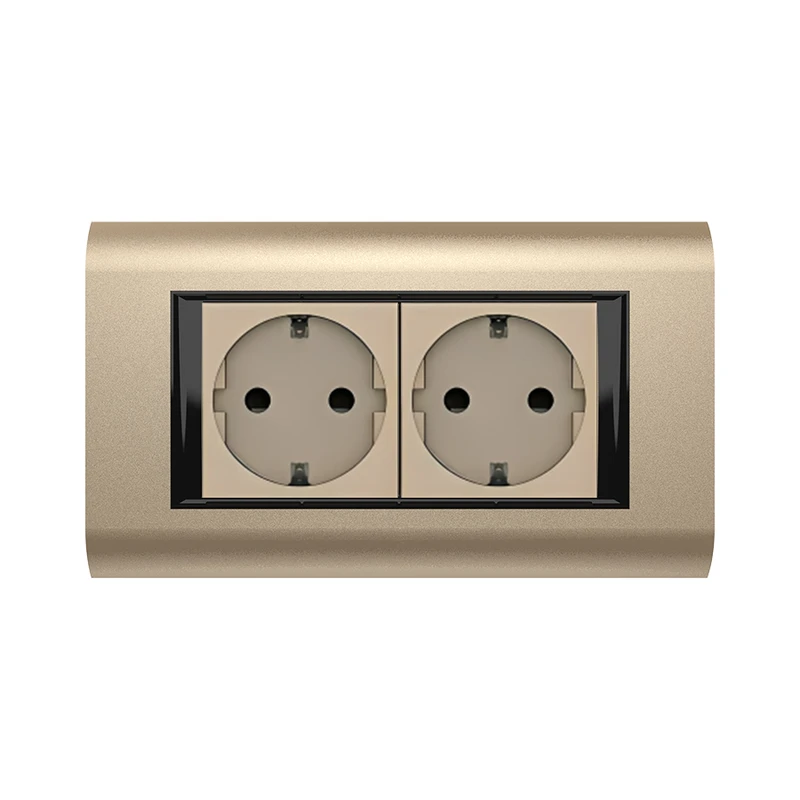 پریز برق ارت دار ایران الکتریک مدل سیستما M4 به همراه قوطی کلید مخصوص