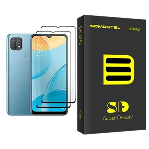 Somastel SD Glass MIX002 Screen Protector For Oppo A15 Pack Of 2