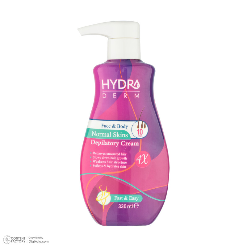 کرم موبر صورت و بدن هیدرودرم مناسب پوست معمولی حجم 330 میلی لیتر