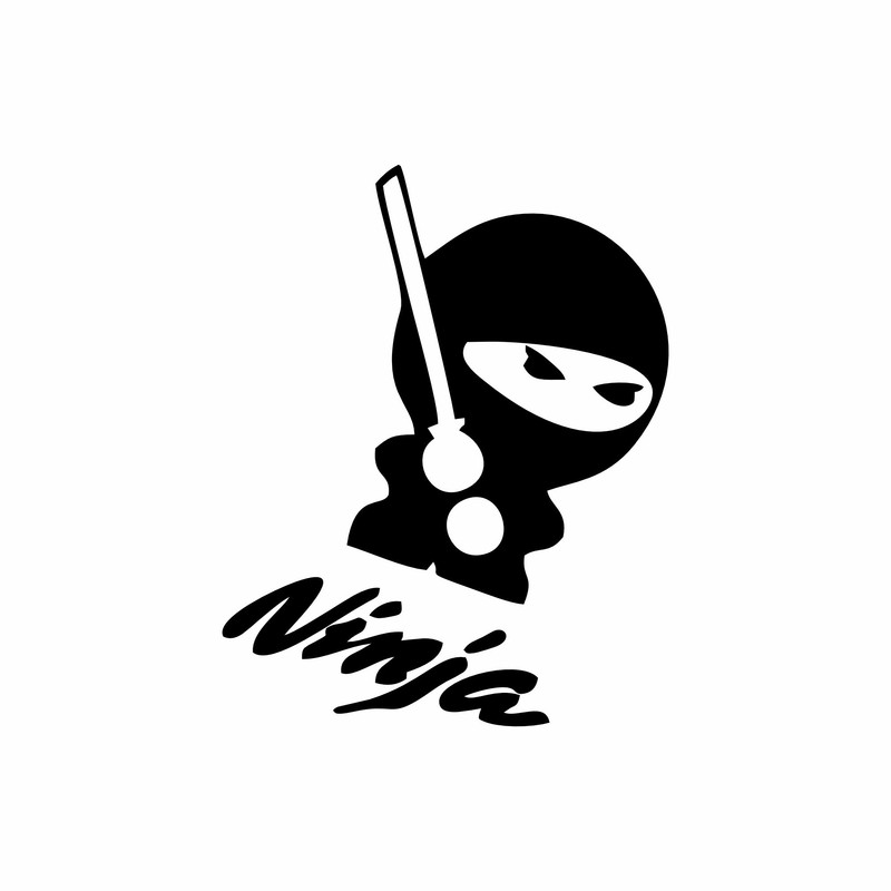 برچسب بدنه موتور سیکلت والتت طرح Ninja کد 4