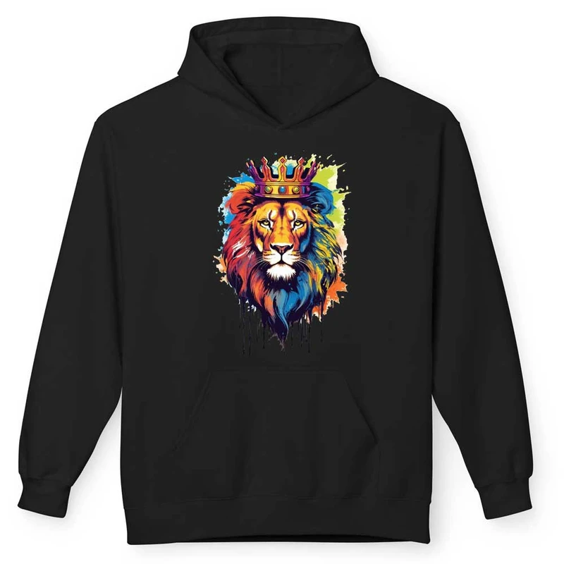 هودی مردانه مدل شیر سلطان کد 2-531