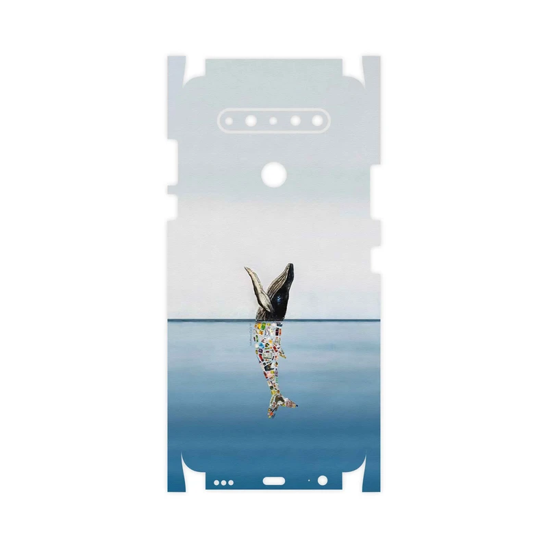 برچسب پوششی ماهوت مدل Collage of Sea Trash-FullSkin مناسب برای گوشی موبایل ال جی K51s