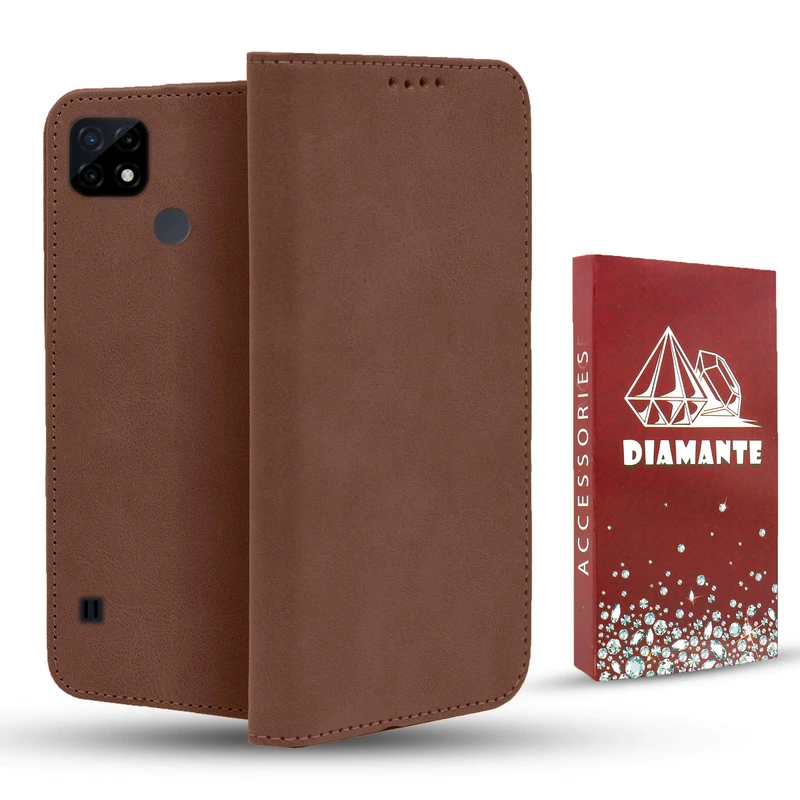 کیف کلاسوری دیامانته مدل Nezhad Ros مناسب برای گوشی موبایل ریلمی C21