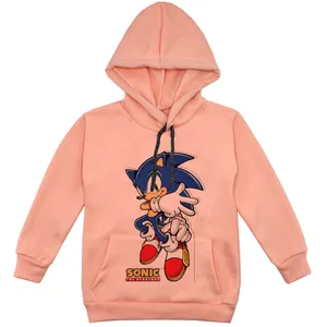 هودی پسرانه مدل سونیک F146 رنگ گلبهی