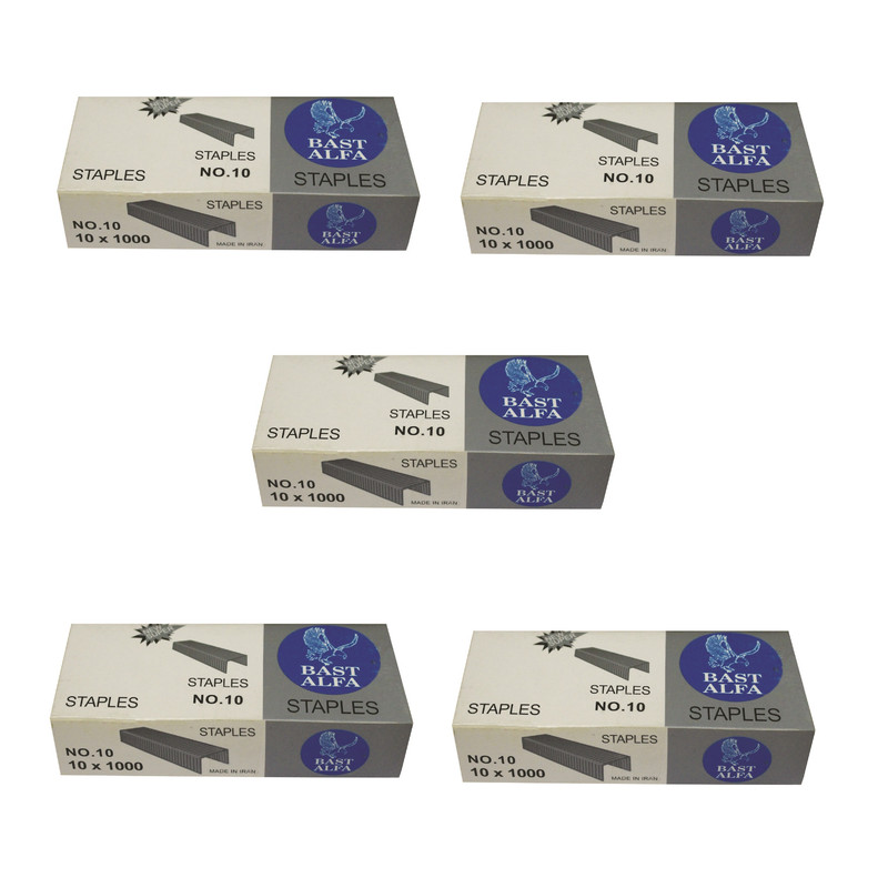 سوزن منگنه بست آلفا کد 11سایز 10 بسته 5000 عددی
