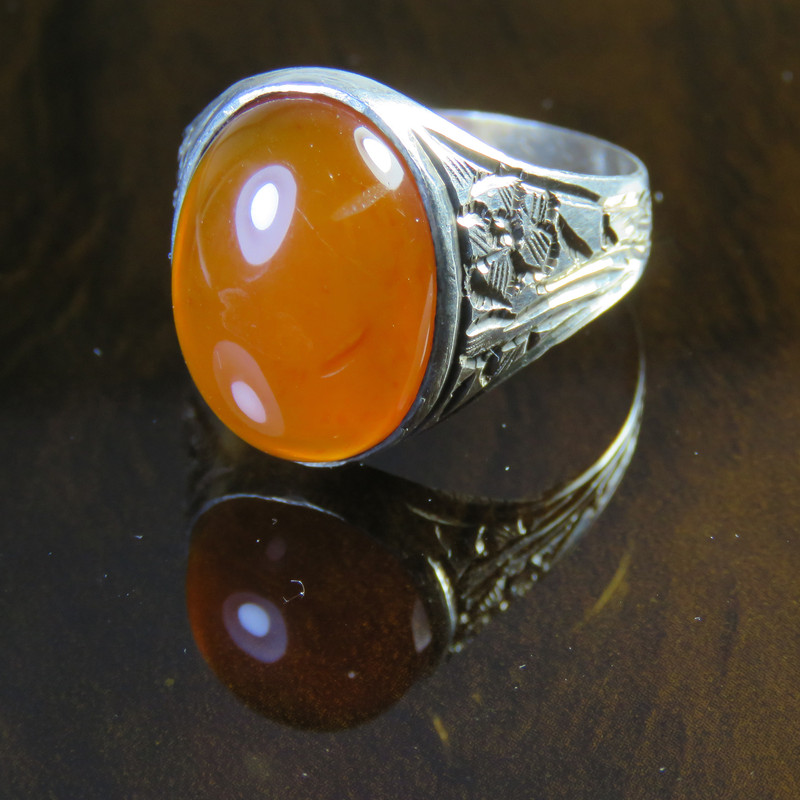 انگشتر نقره مردانه کد 2667