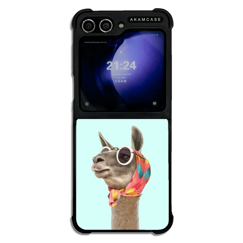 کاور آکام مدل AMC-WSGZFLIP5-ANIMALS4 مناسب برای گوشی موبایل سامسونگ Galaxy Z Flip 5