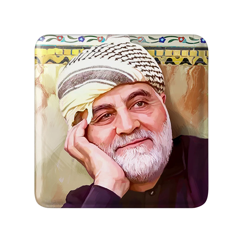 مگنت خندالو طرح سردار قاسم سلیمانی کد 12598