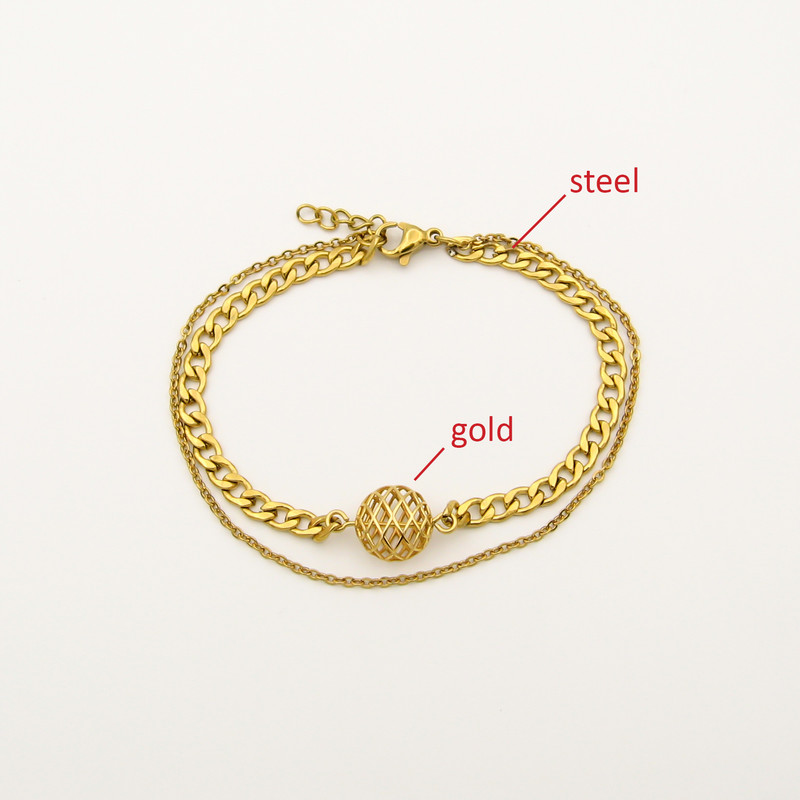 دستبند طلا 18 عیار زنانه مانچو مدل bfg228