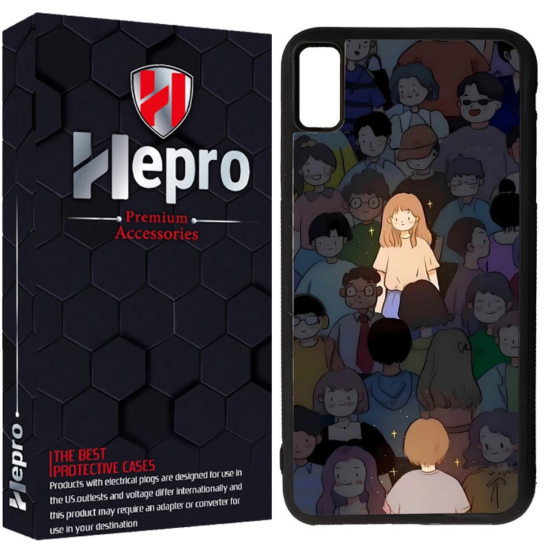 کاور هپرو طرح فانتزی مدل TPU مناسب برای گوشی موبایل اپل IPHONE X / XS