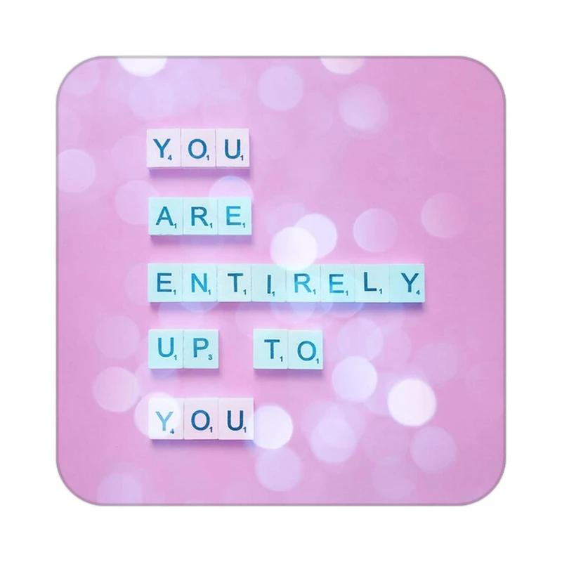 زیر لیوانی کاکتی طرح جملات انگیزشی و مثبت مدل mp24737