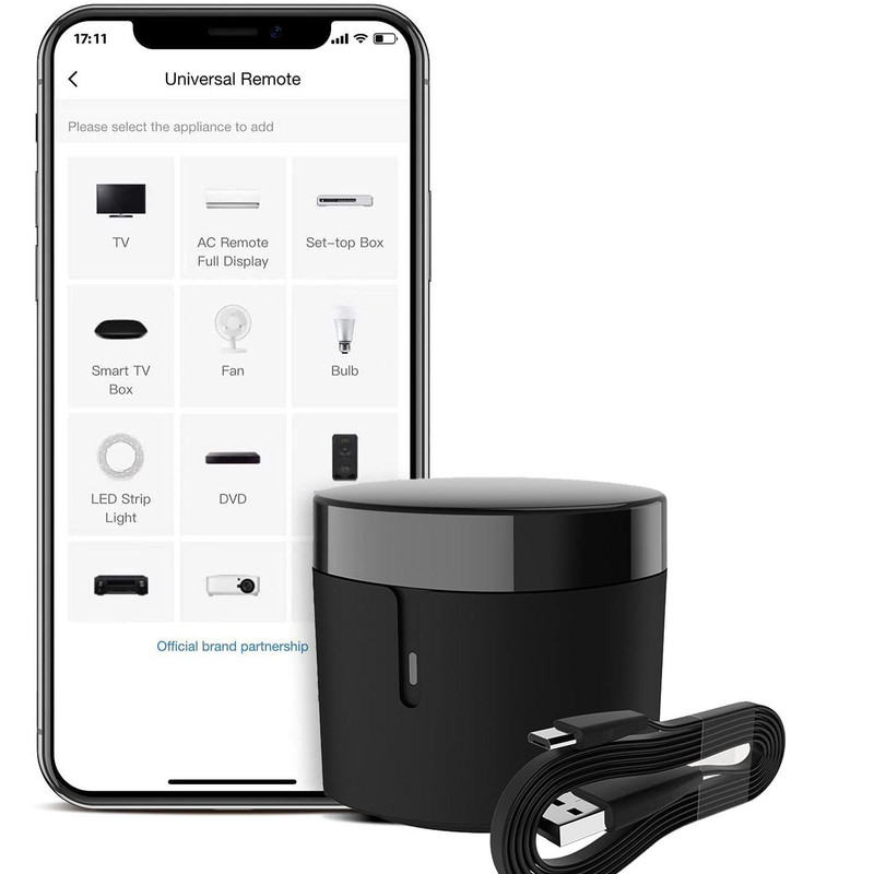 ریموت کنترل هوشمند برادلینک مدل RM4 mini به همراه سنسور دما و رطوبت