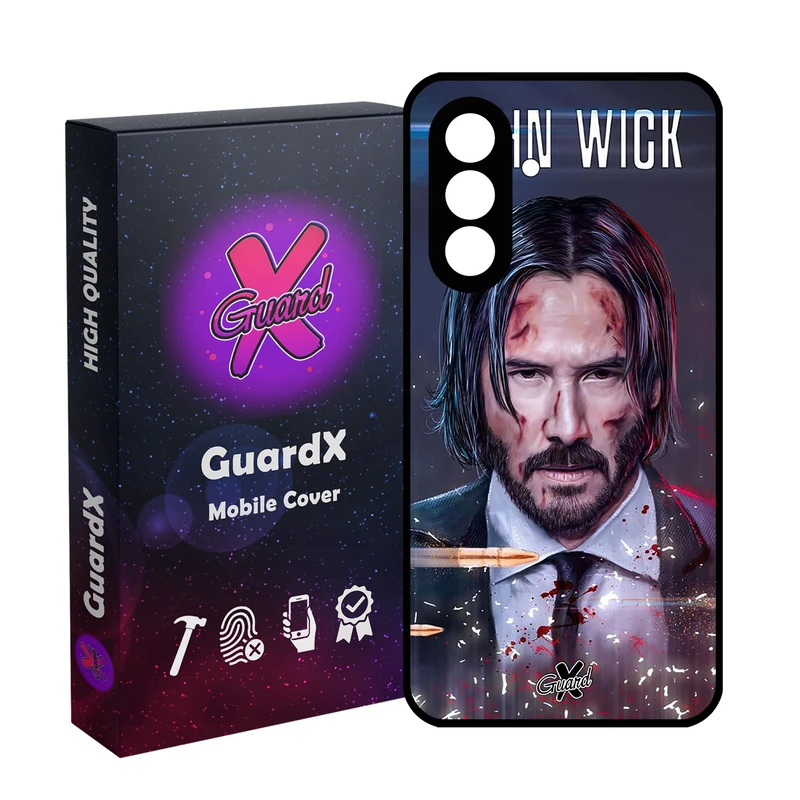 کاور گارد ایکس طرح John Wick مدل 10145 مناسب برای گوشی موبایل سامسونگ Galaxy A56 / A56 5G