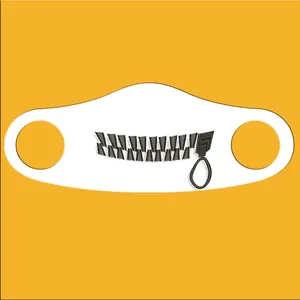ماسک تزیینی طرح زیپ کد s12