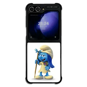 AKAM AMC-WSGZFLIP5-SMURFS-21 Cover For Samsung Galaxy Z Flip 5