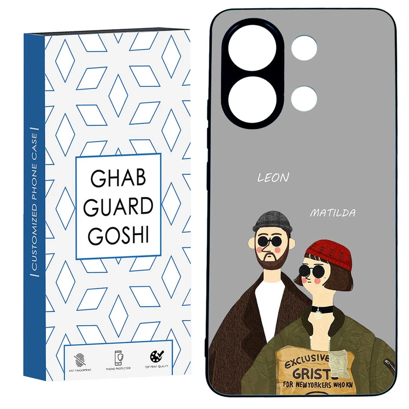 کاور قاب گارد گوشی طرح لئون و ماتیلدا کد TPU-095 مناسب برای گوشی موبایل شیائومی  REDMI NOTE 13 4G