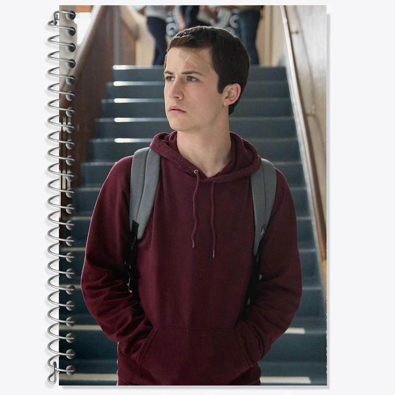 دفتر زبان 50 برگ خندالو مدل سه خط طرح کلی جانسن 13دلیل برای اینکه Reasons Why13 کد 20355