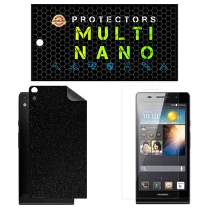 Multi Nano X-SFG Screen Protector For Huawei Ascend P6 with back skin