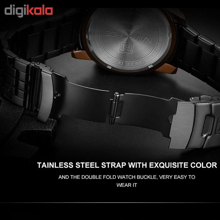 ساعت مچی عقربه‌ای مردانه نیوی فورس مدل NF9175M RGB