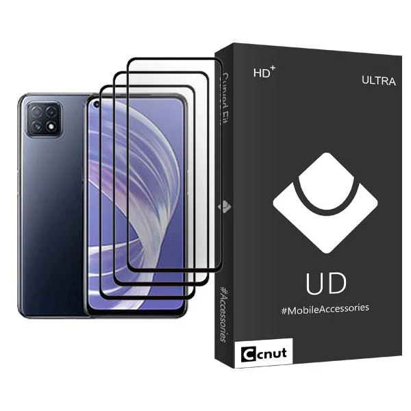 محافظ صفحه نمایش کوکونات مدل UDB Ultra MIX003 مناسب برای گوشی موبایل اوپو A73 5G بسته سه عددی