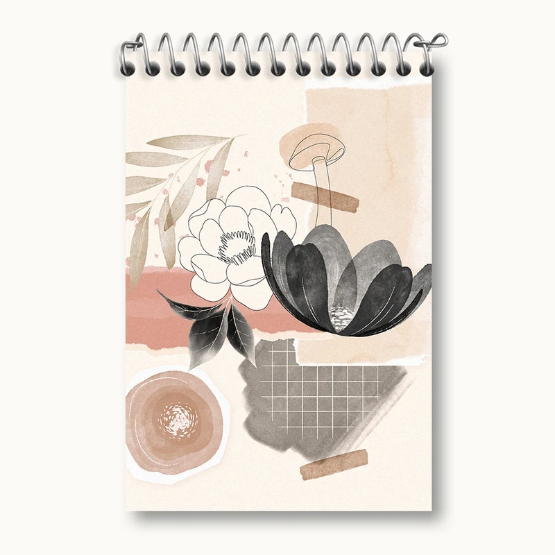 دفتر یادداشت 50 برگ خندالو مدل دکوراتیو (decorative) کد F1880